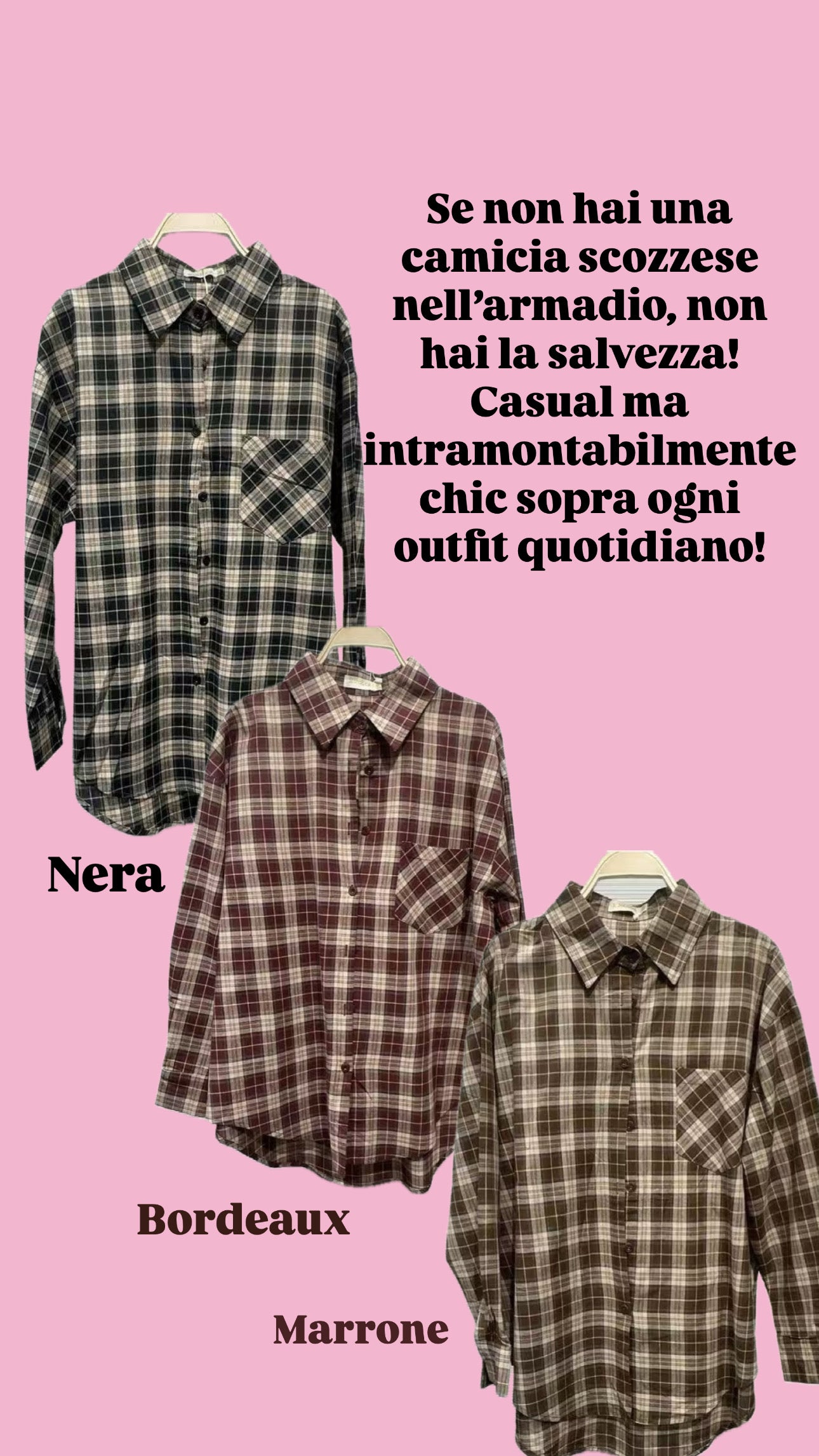 Camicia Boscaiolo in vari colori