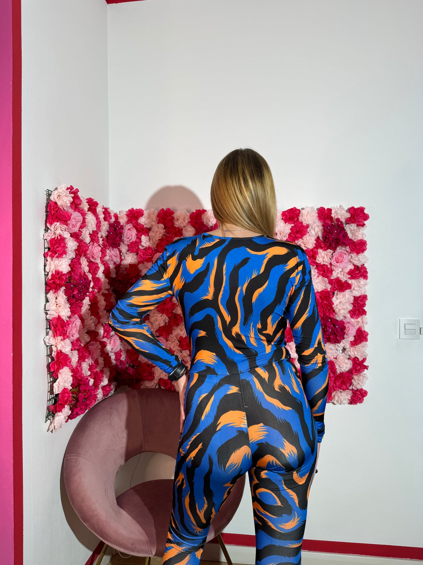 Tuta intera wild blu orange