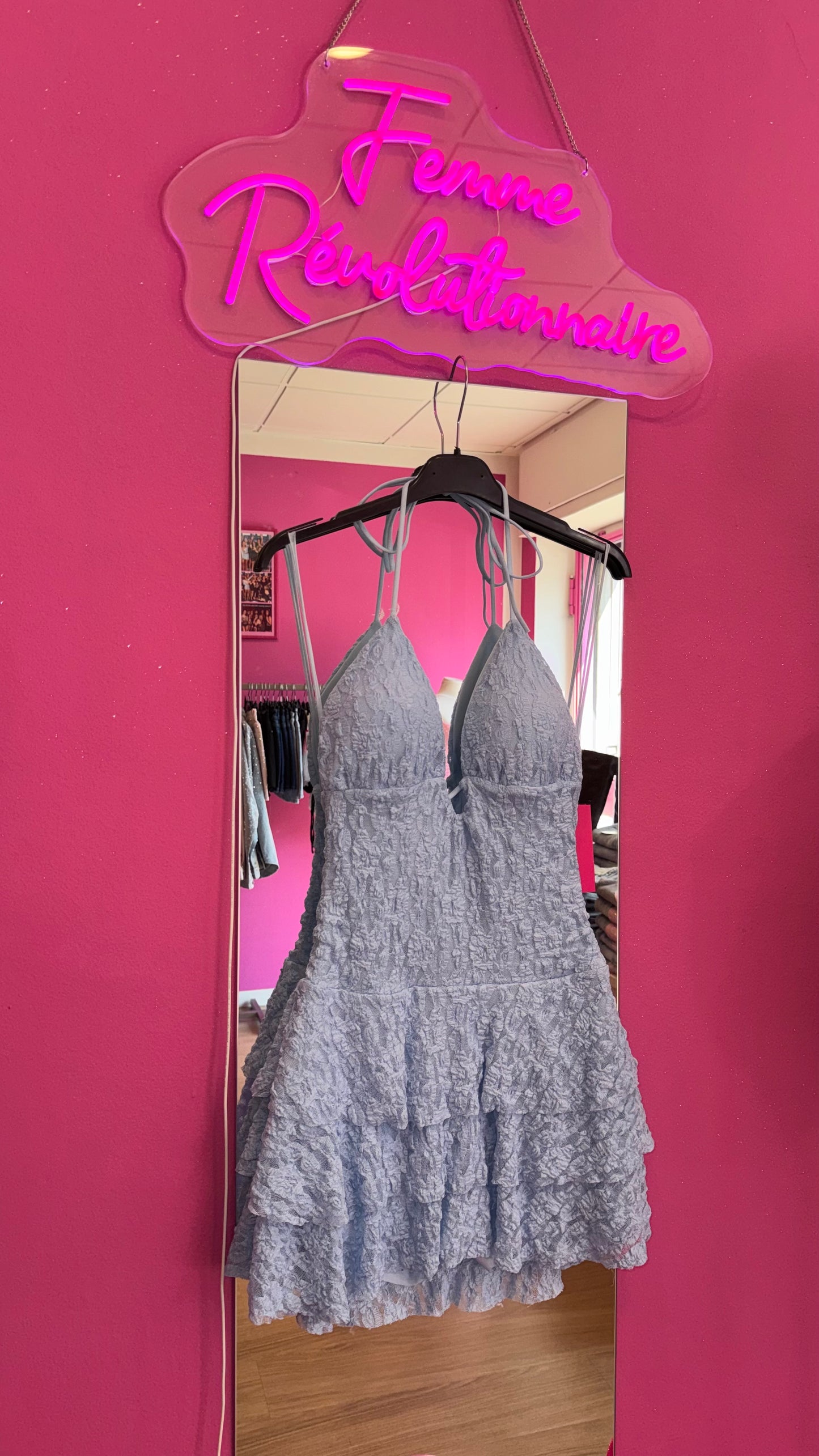 Abito Midnight Lace Light Blue