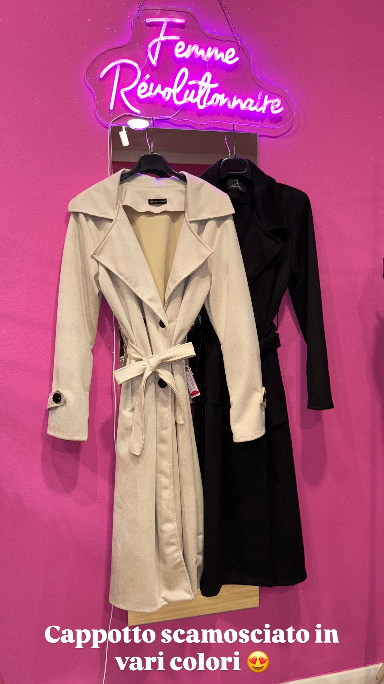 Trench Scamosciato in vari colori