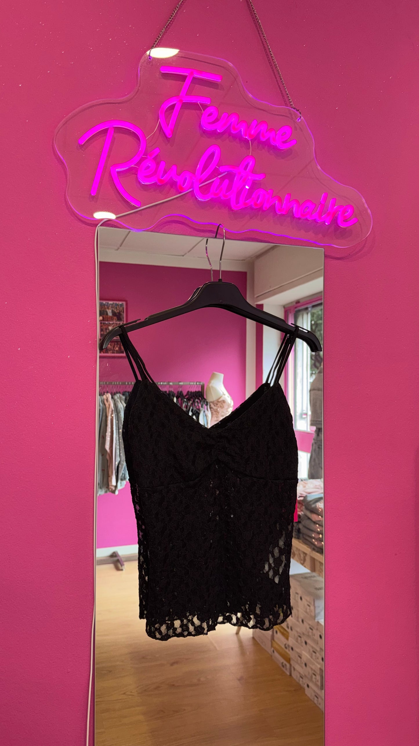 Top Evelyn Lace Black