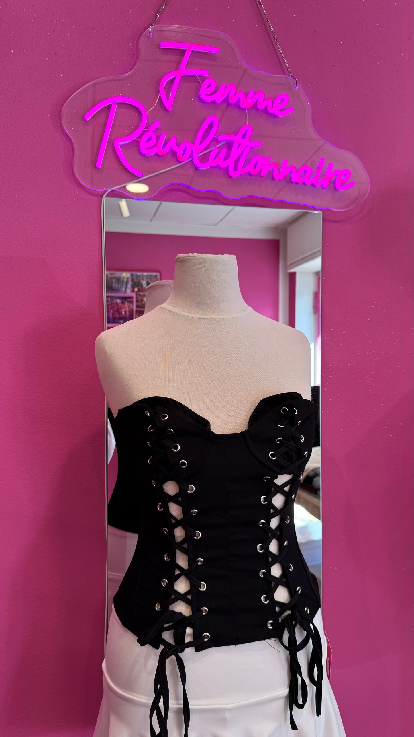 Corsetto Victoria String Black
