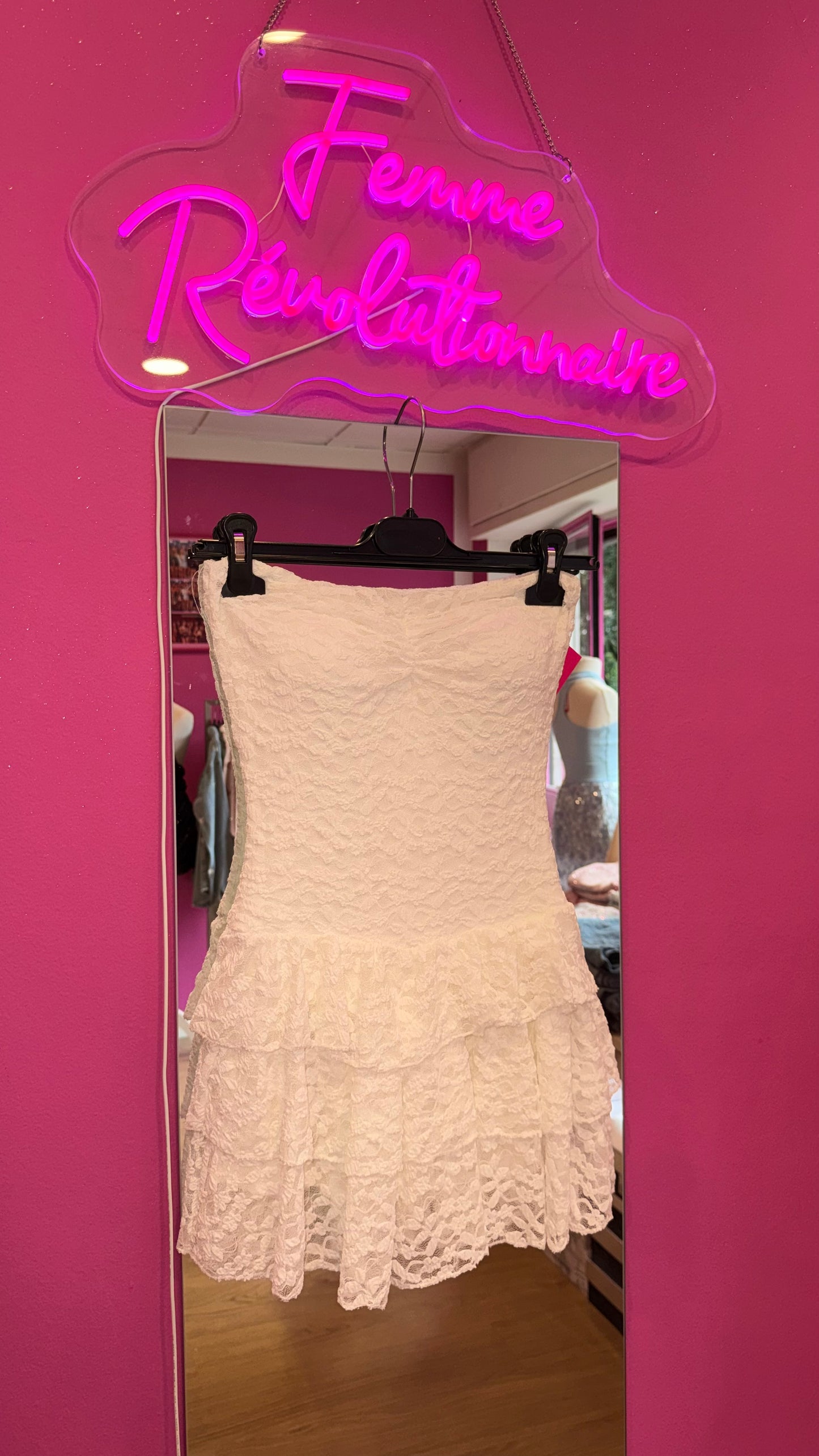 Abito Chic Lace White