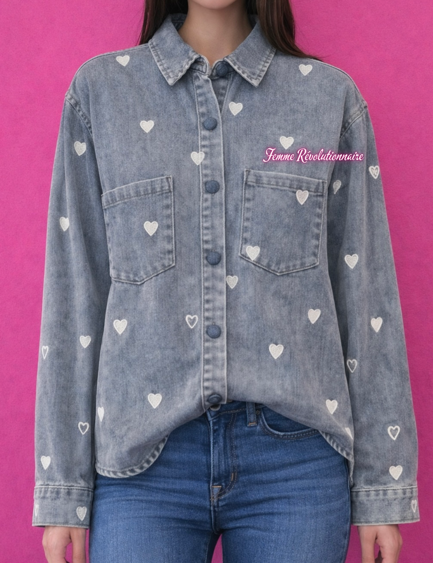 Camicia Heart Jeans