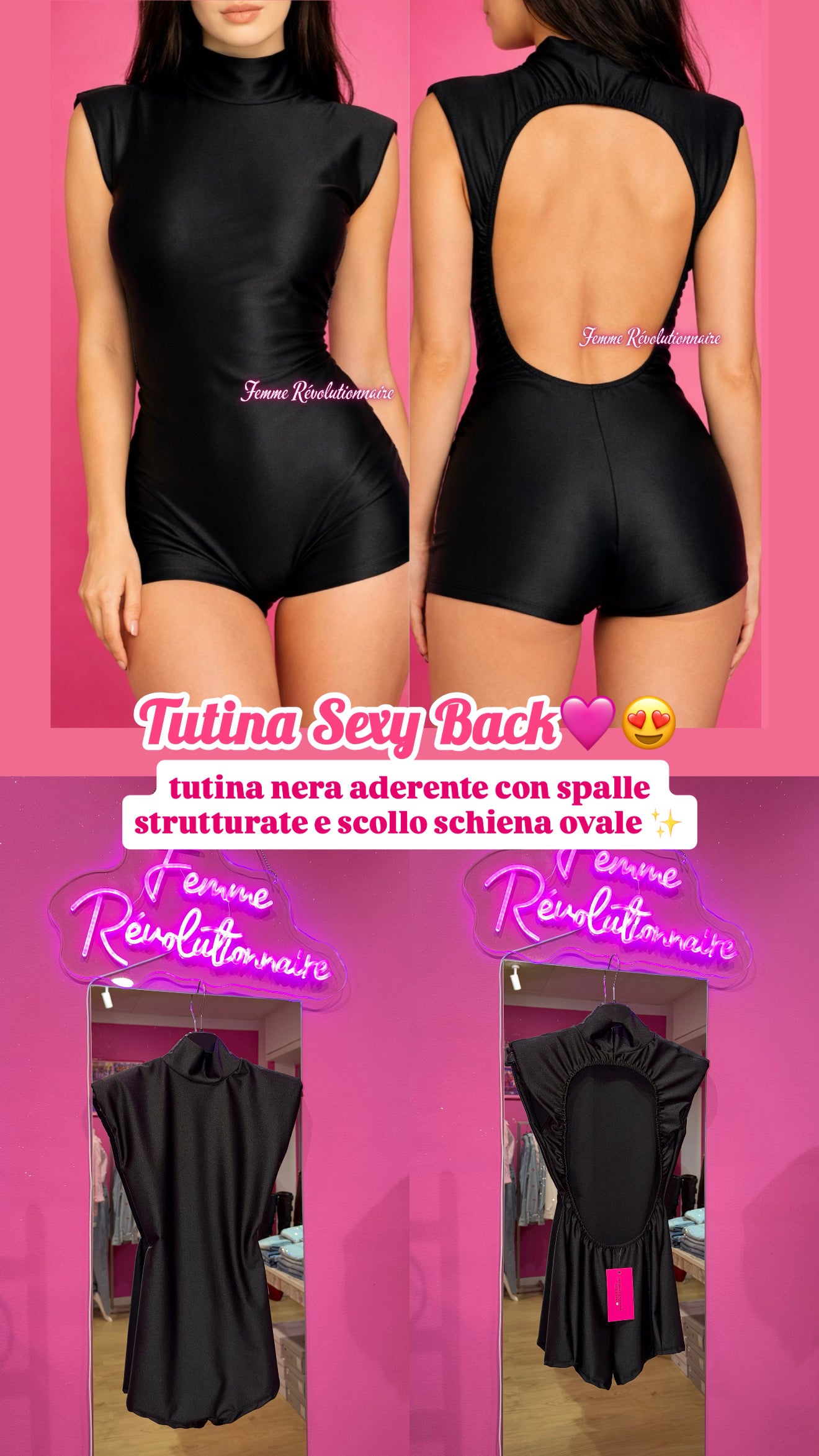 Tutina Sexy Back