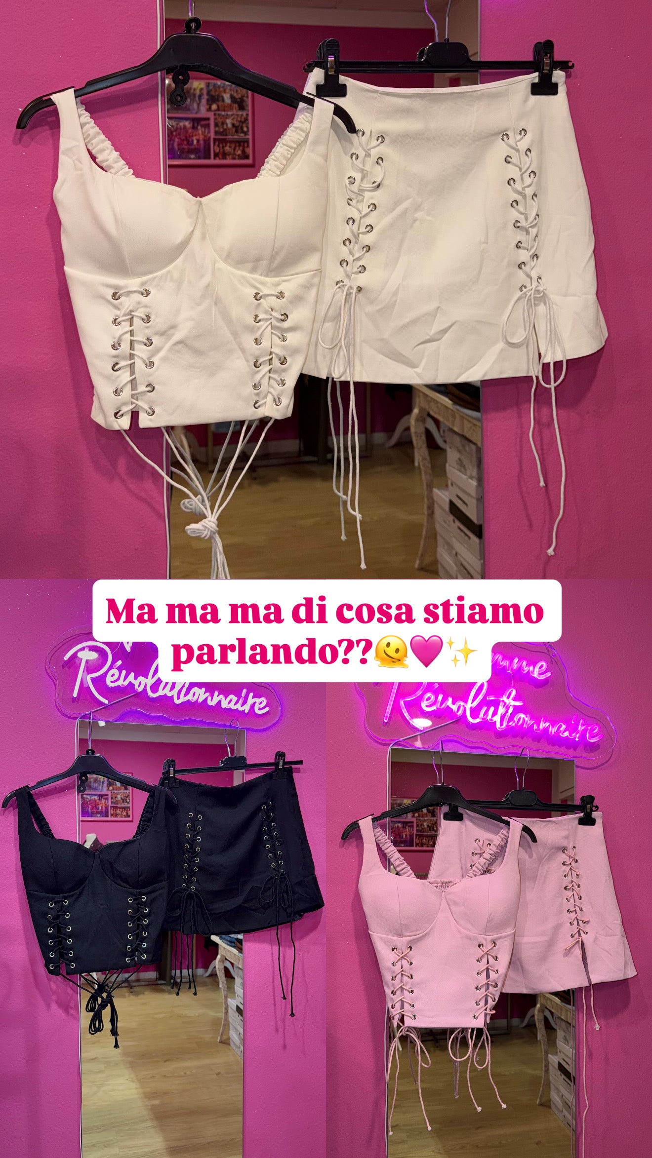 Completo Femme Fatality White