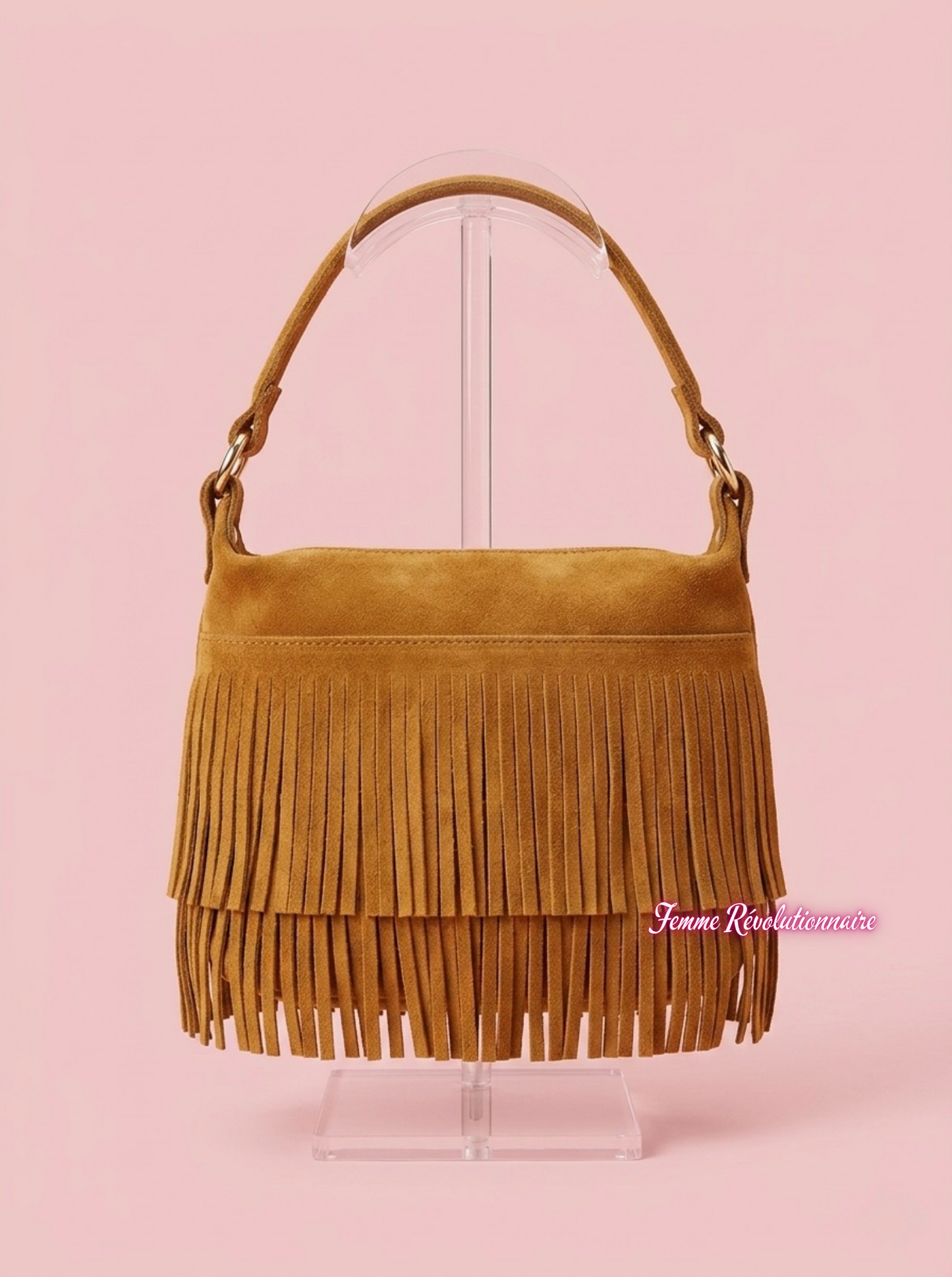 Borsa Bucket Cuoio
