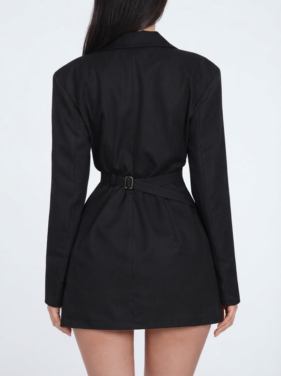 Blazer Icon Dress Black
