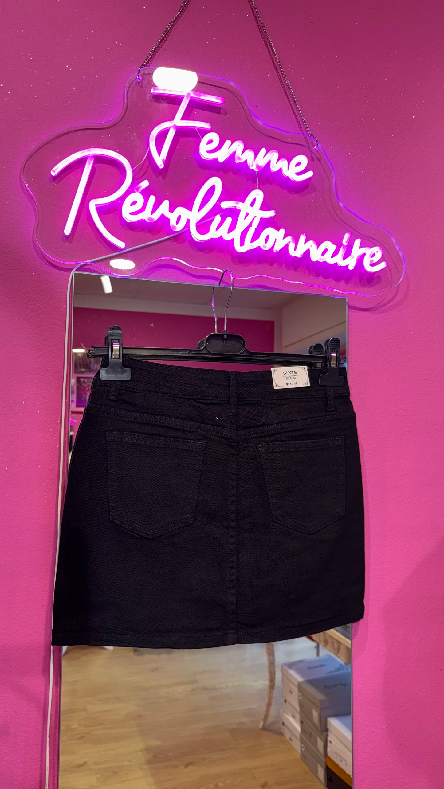 Gonna Denim Black