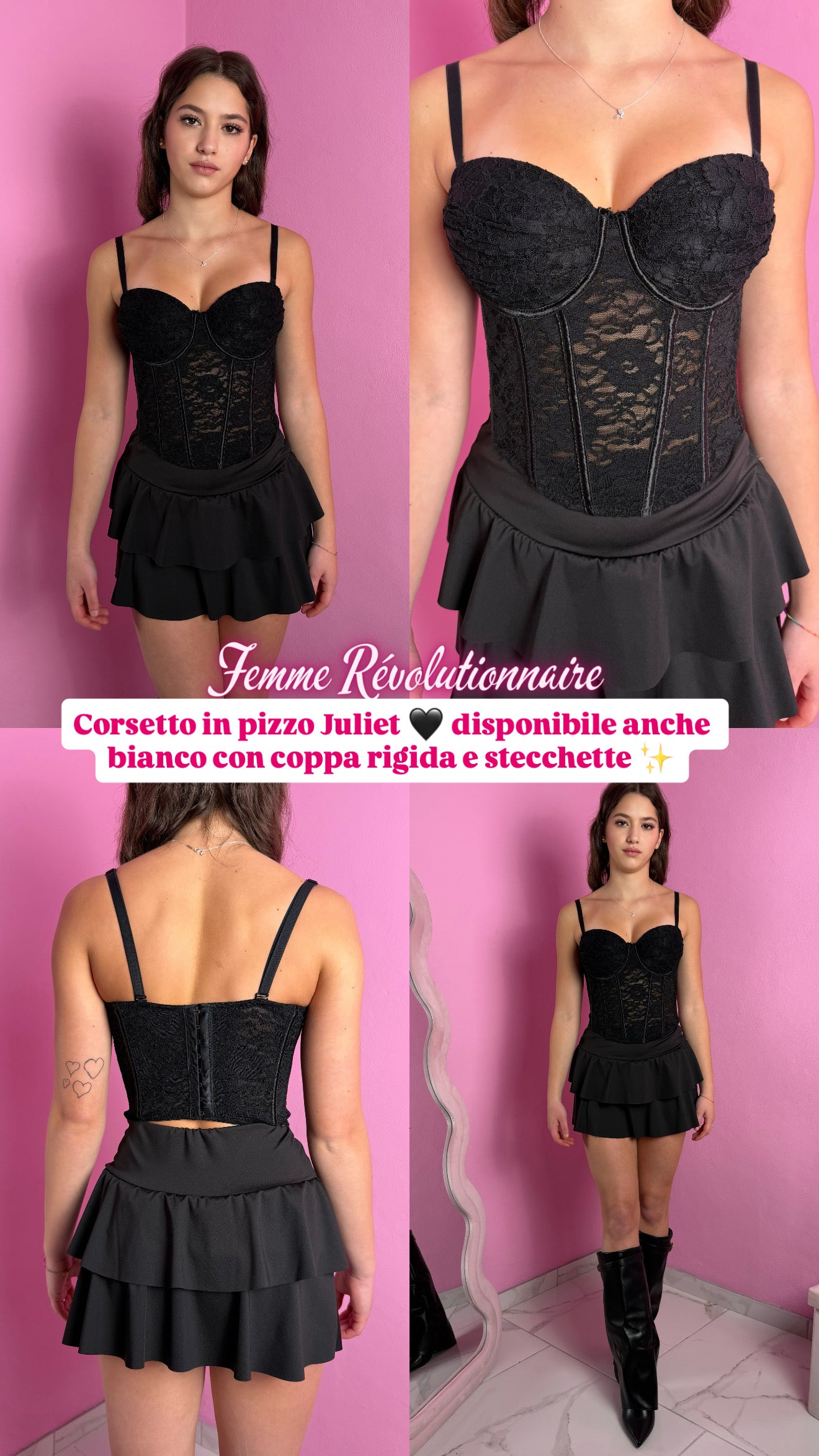 Corsetto Juliet Black