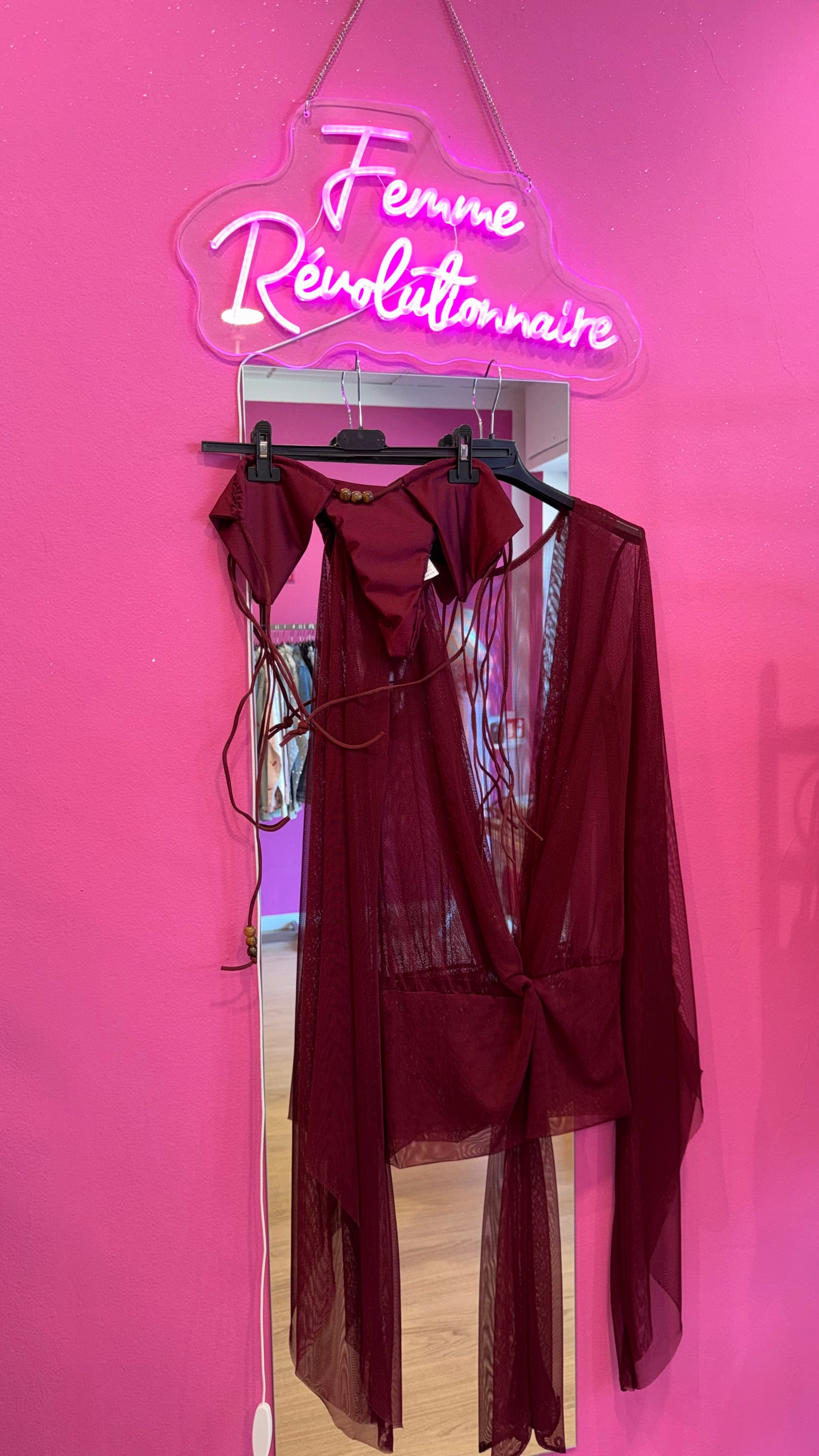 Bikini Rodi Bordeaux (costume + pareo)