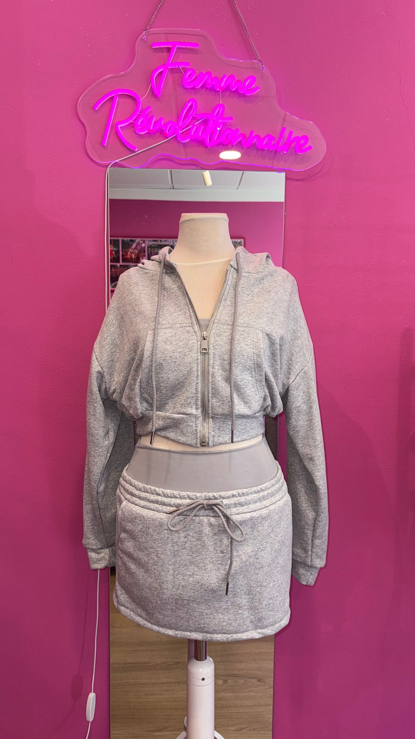 Tuta Viral 3 Set Skirt Grey