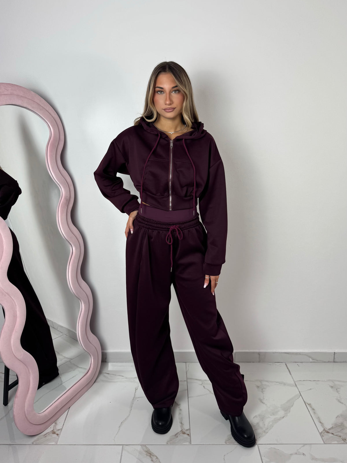 Tuta Viral 3 Set Bordeaux