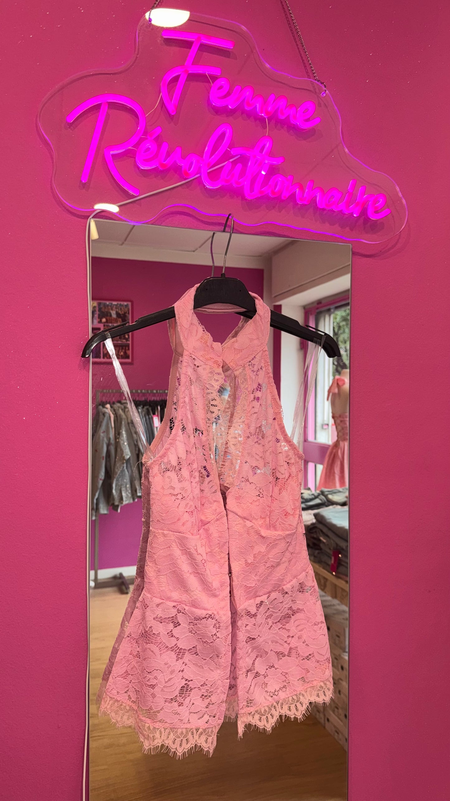 Top Kate Lace Pink