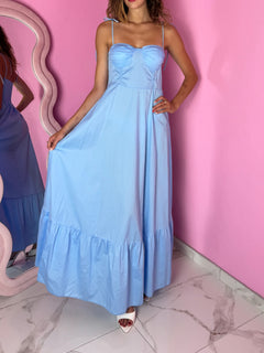 Abito Daisy Light Blue