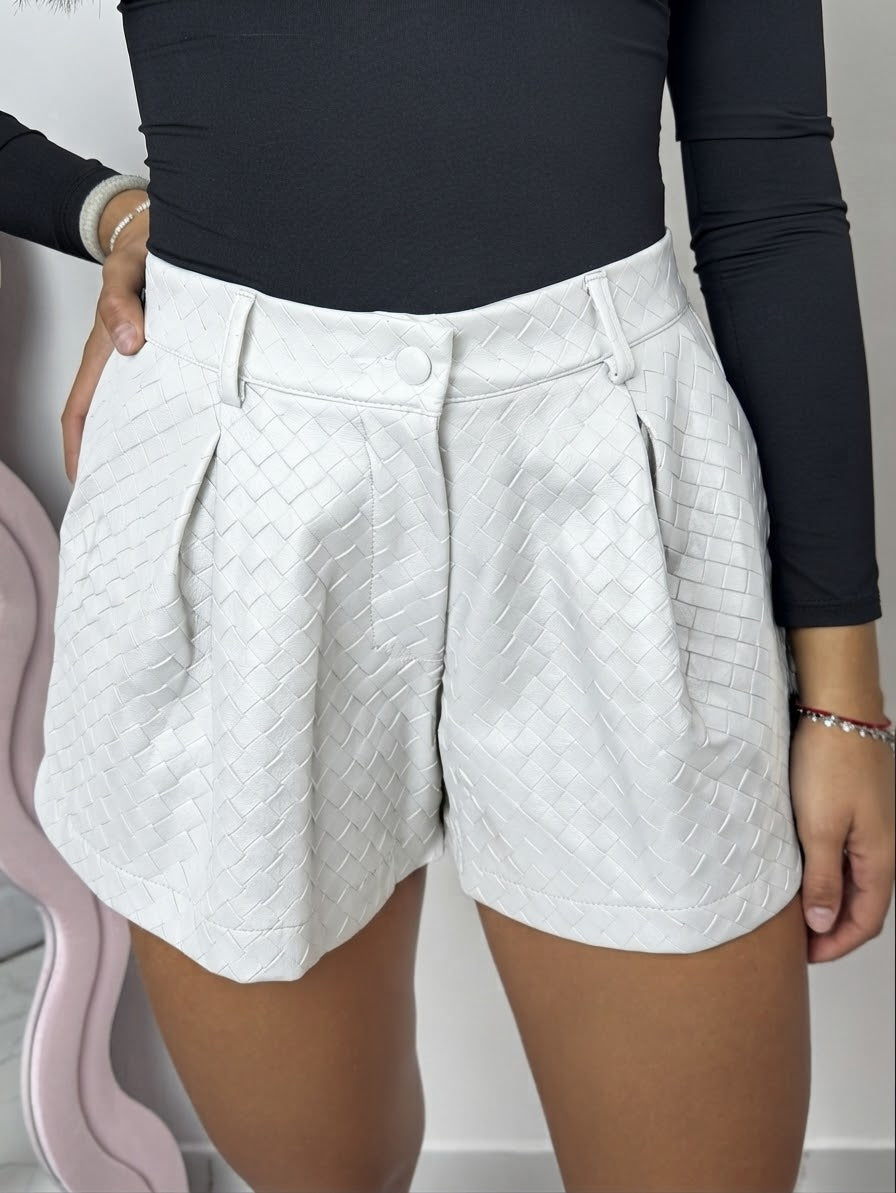 Pantaloncino Block White