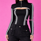 Body Motion Zip Black