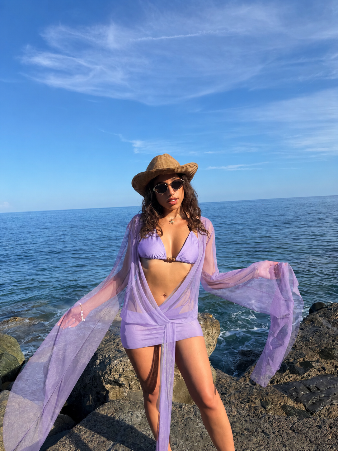 Bikini Rodi Lilac (costume + pareo)