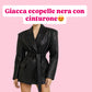 Giacca con spalle bombate