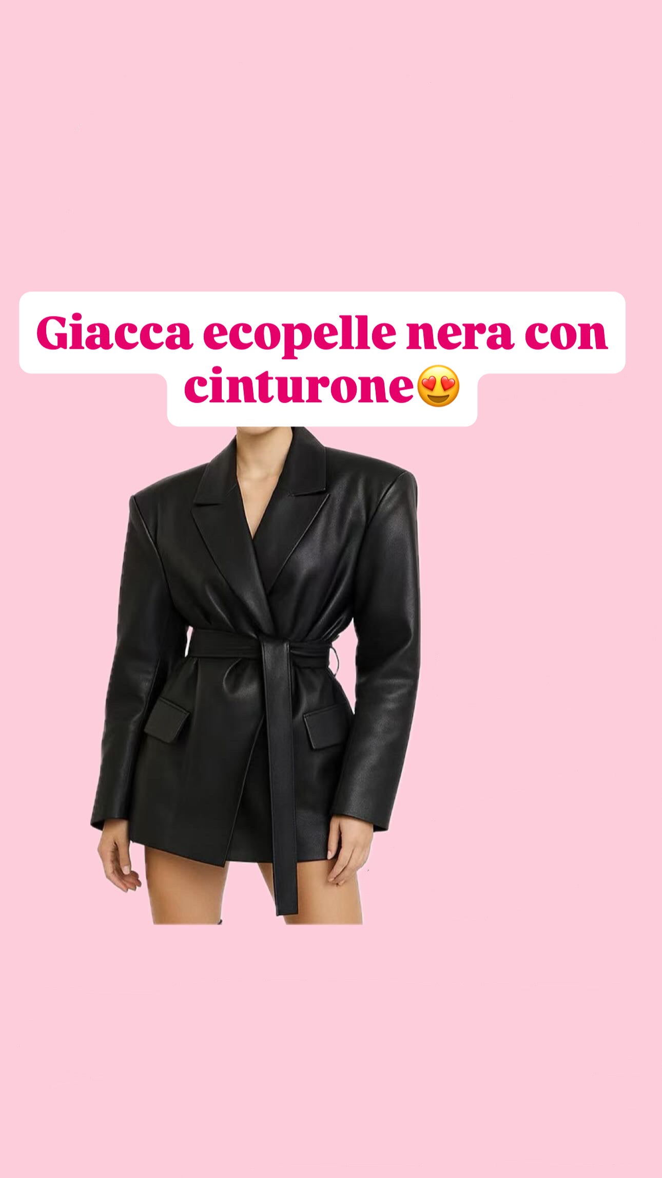 Giacca con spalle bombate
