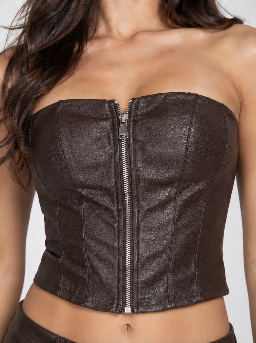 Top Blair Dark Brown
