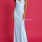 Abito Satin Light Blue