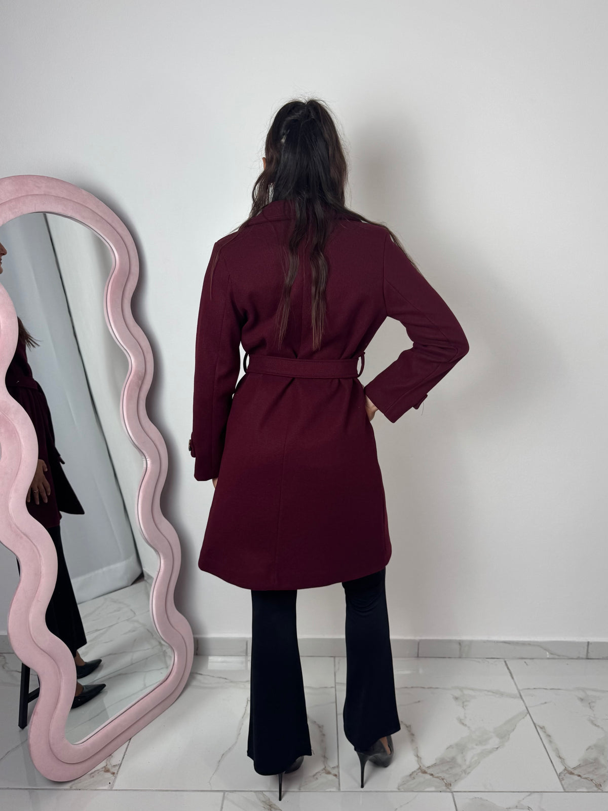 Cappotto London Bordeaux
