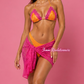 Bikini Secret Beach Fucsia (costume+pareo)
