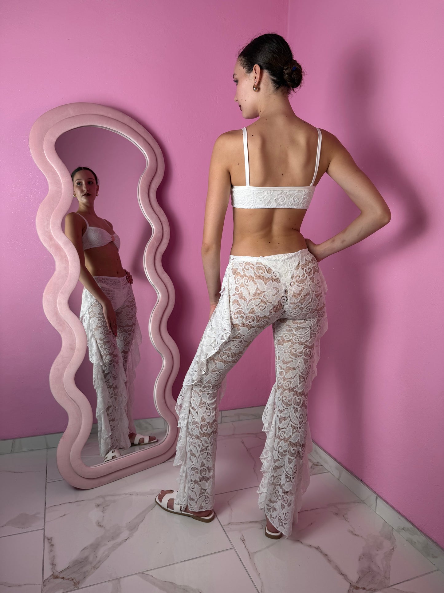 Bikini Cannes White (costume+pareo)