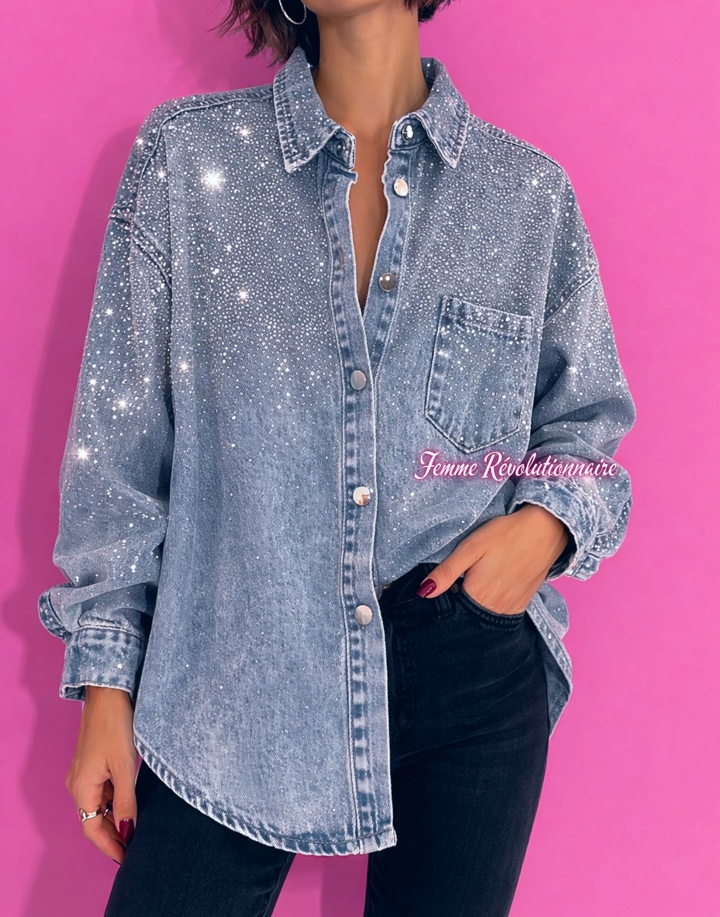 Camicia Jeans Diamond Blue