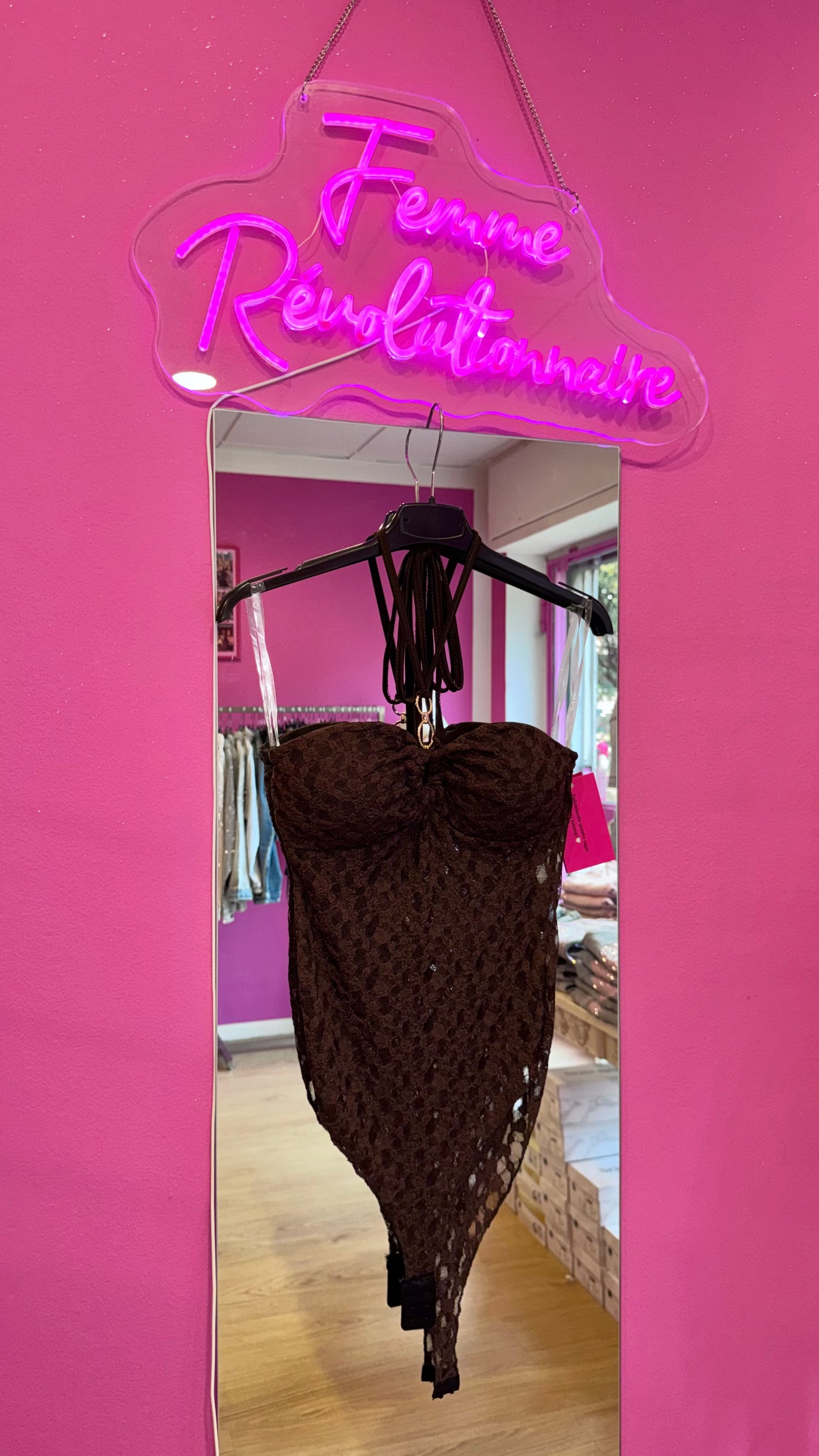Body Halo Lace Brown