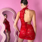 Bikini Tropea Red (costume+pareo)