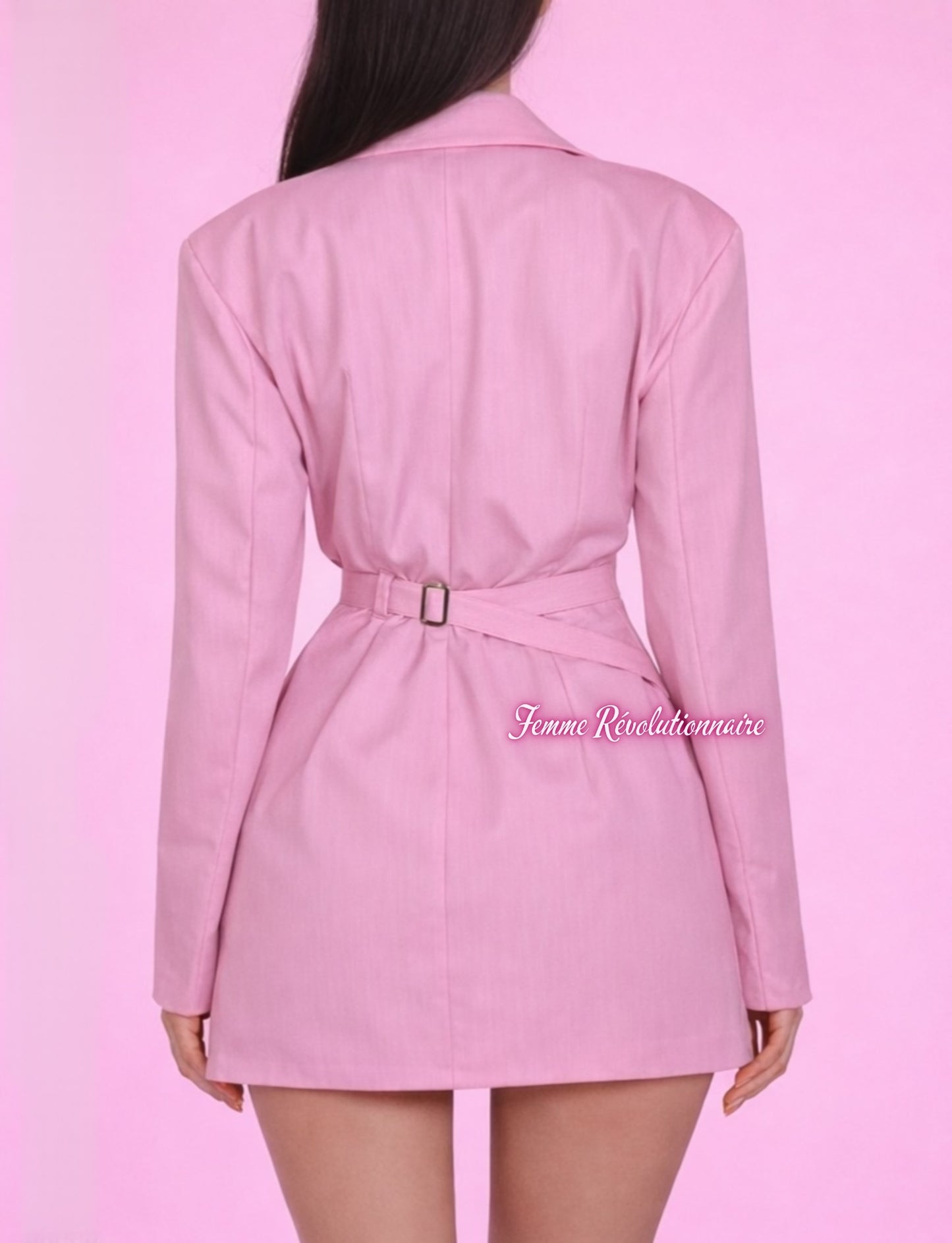 Blazer Icon Dress Pink