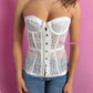 Corpetto Bustier Long in vari colori