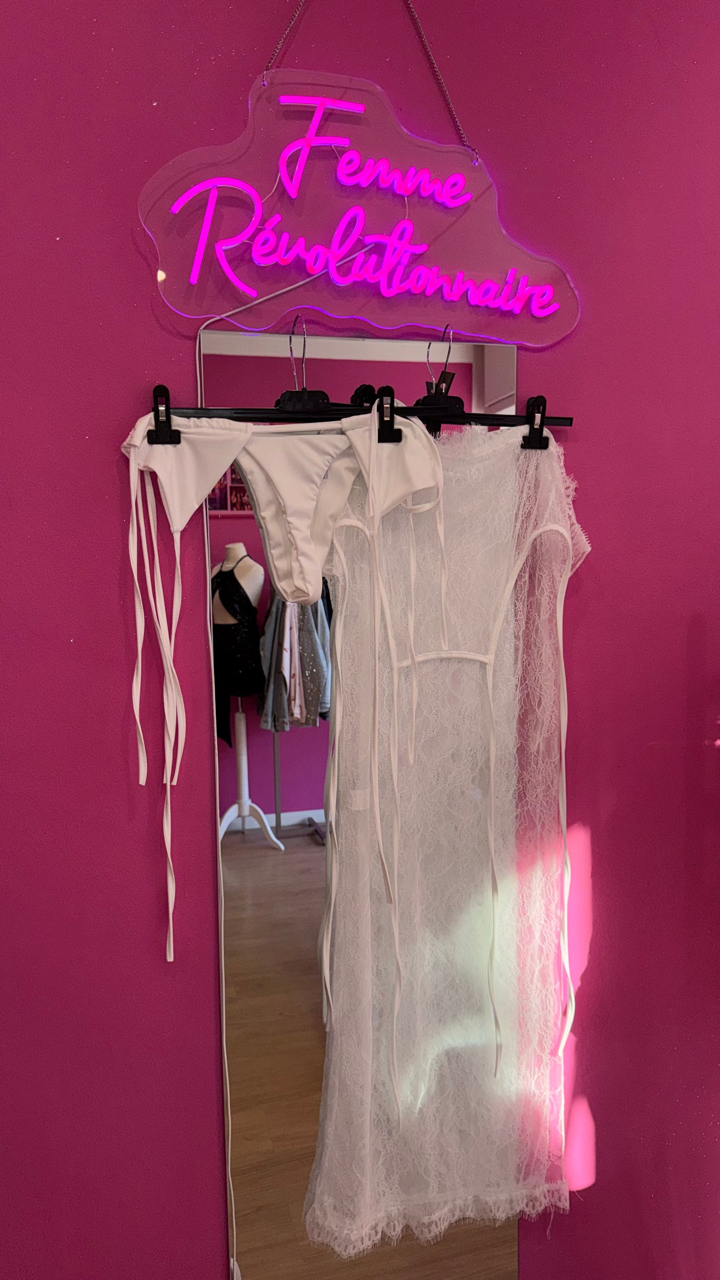 Bikini Minorca White (costume + pareo)
