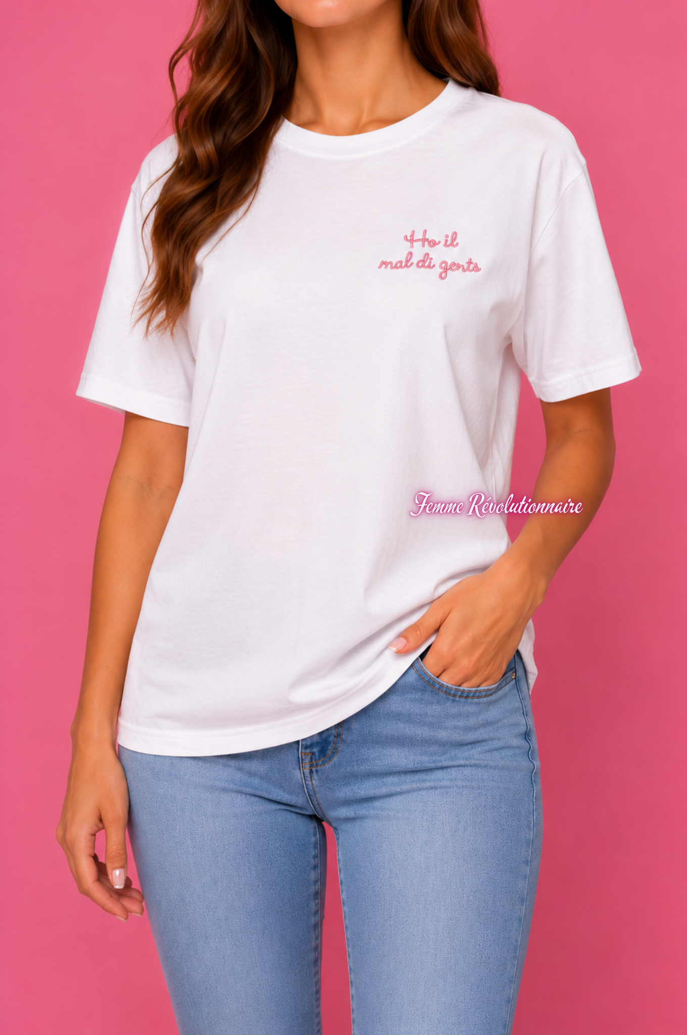 T-shirt “Ho il mal di gente”