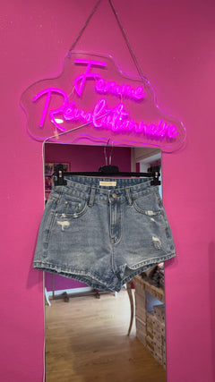Shorts Jeans Ripped Blue