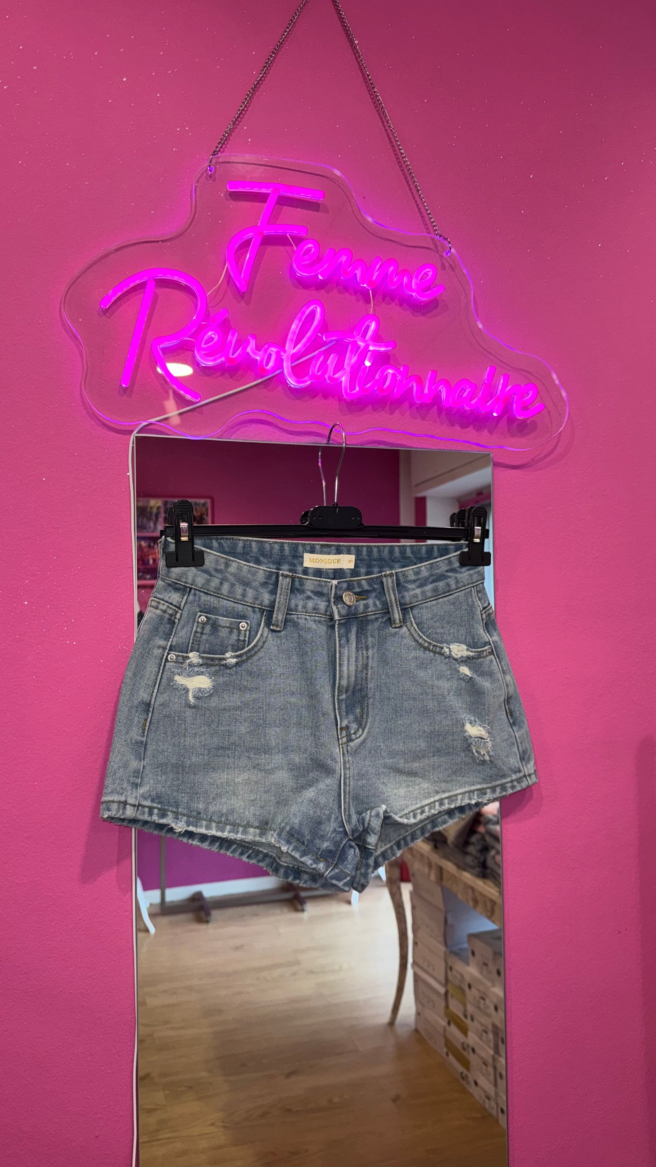Shorts Jeans Ripped Blue