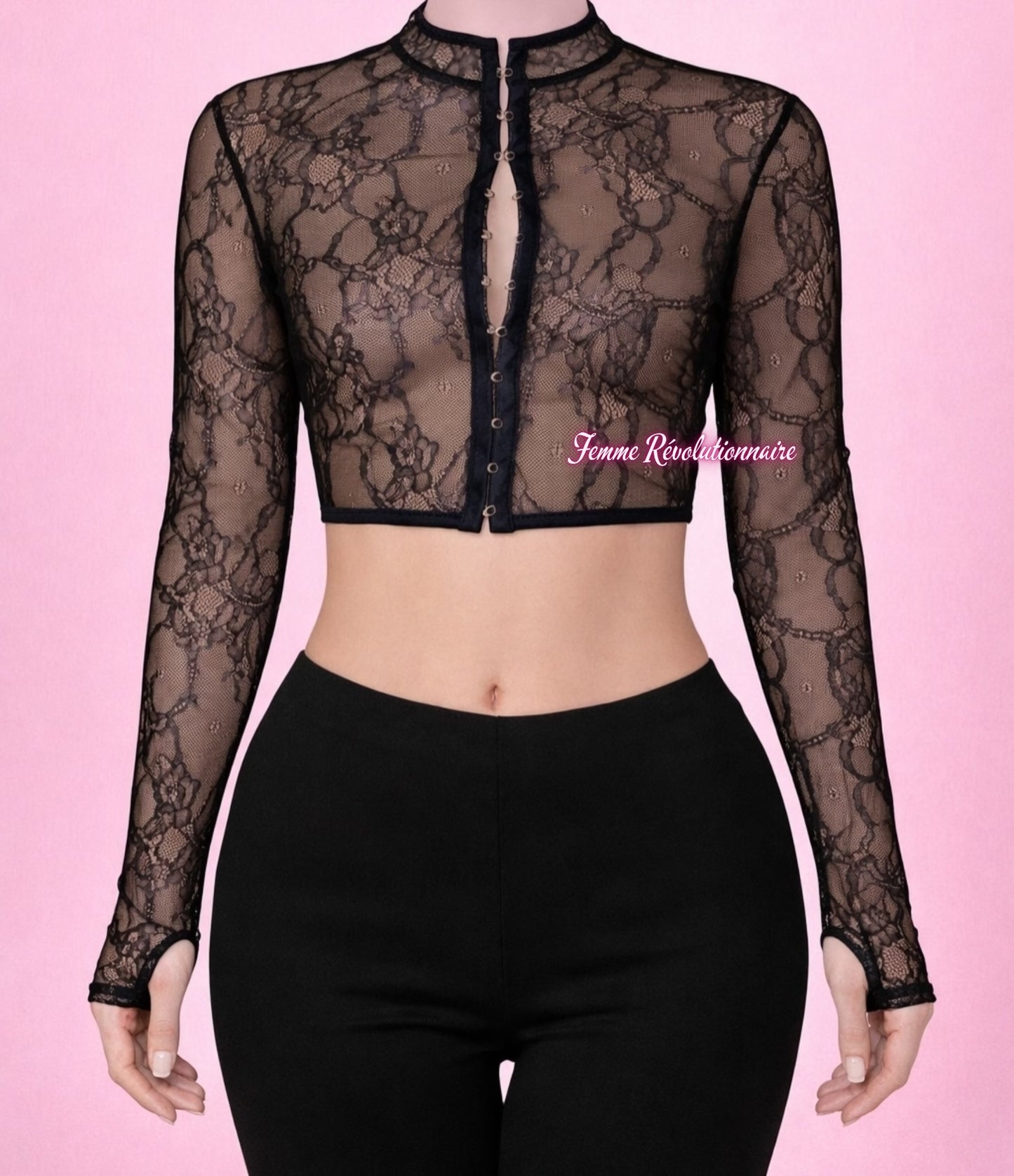 Crop Top Lace Diva