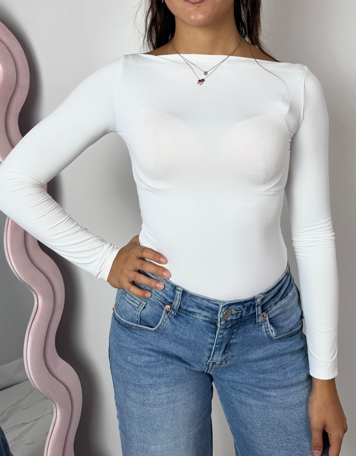 Maglia Boatneck White