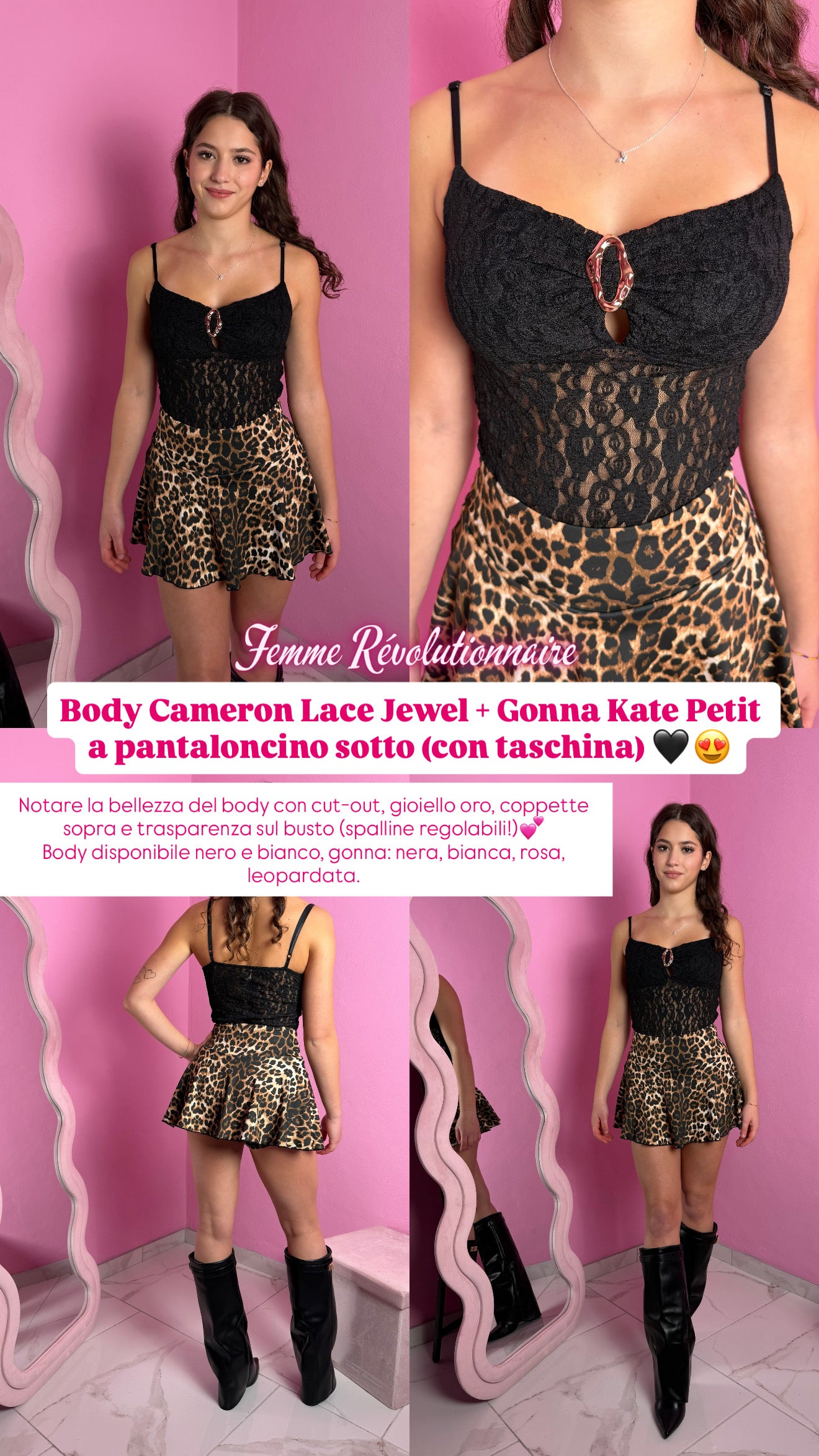 Body Cameron Lace Jewel in vari colori