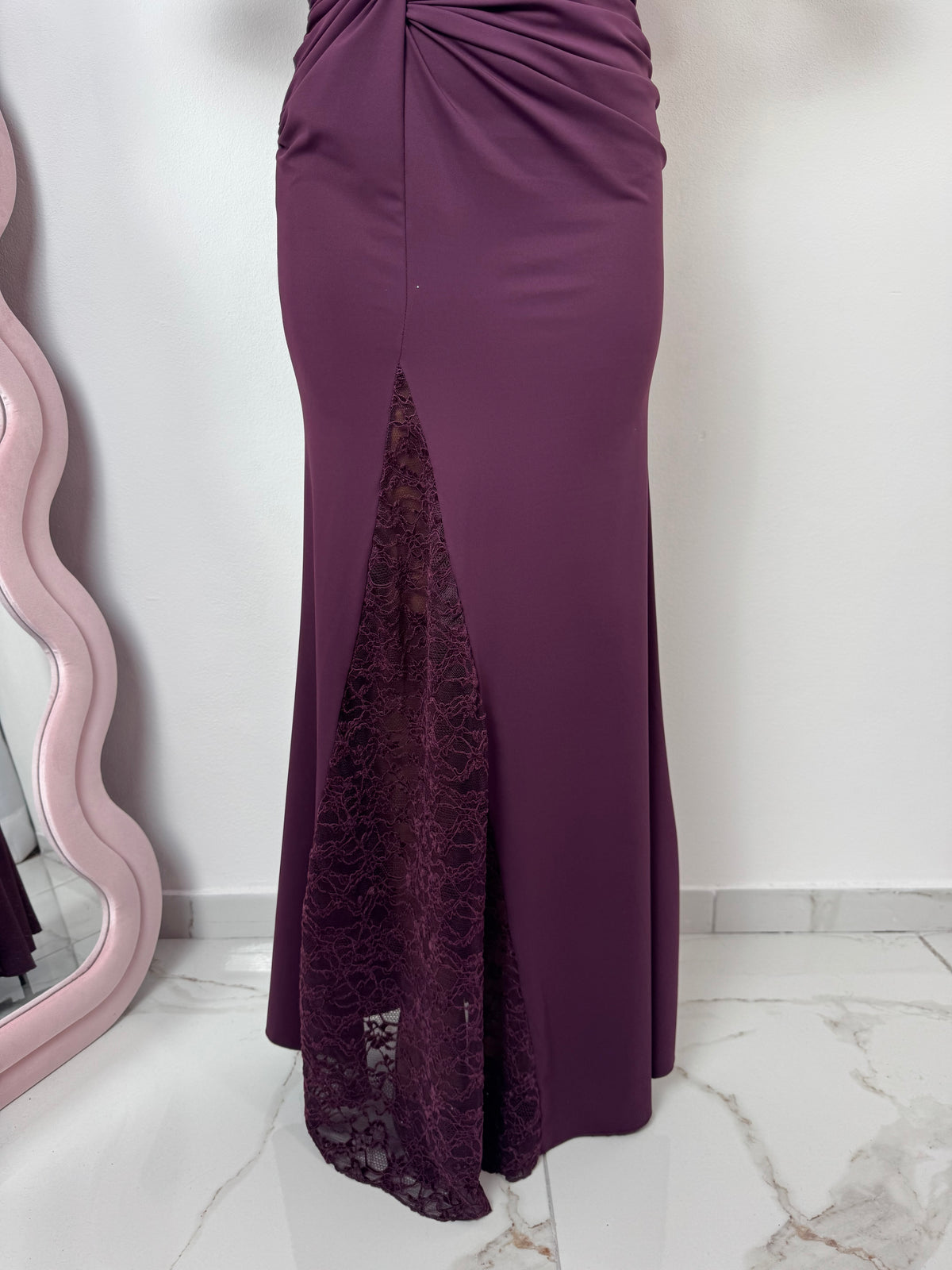 Abito Armony Lace Wine