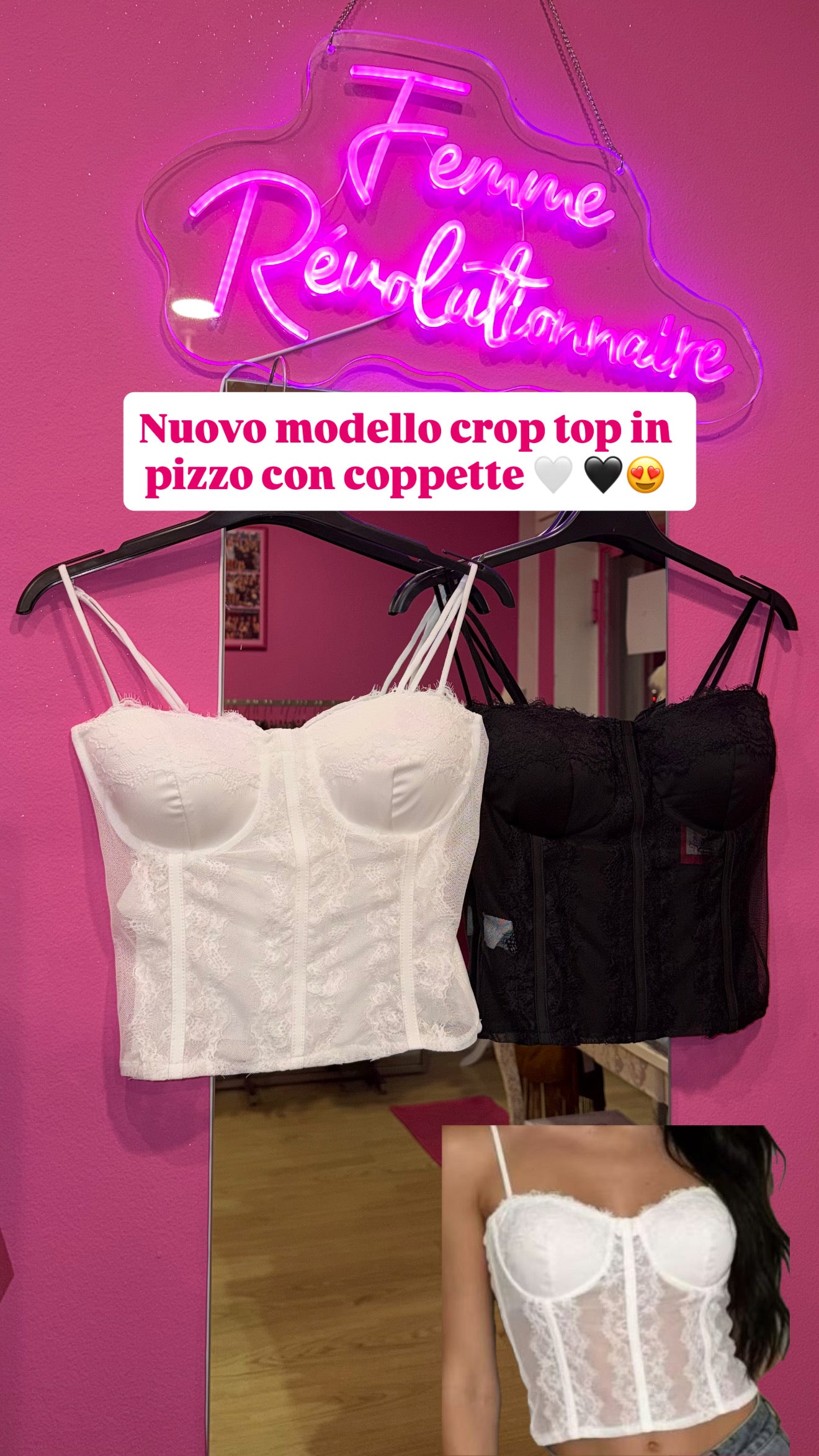 Top Amour Black