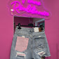 Shorts Jeans Pocket Pink