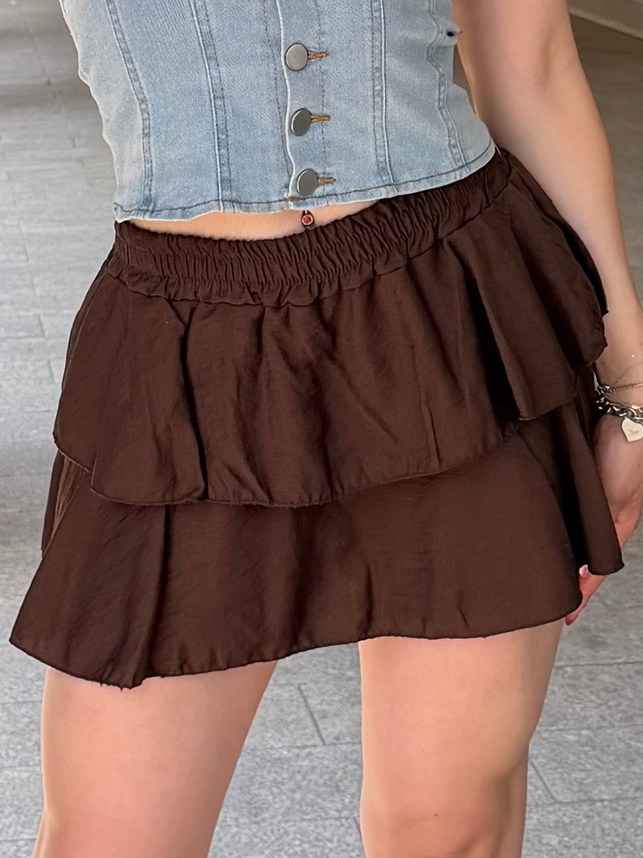 Gonna Ruffles Sevilla Brown