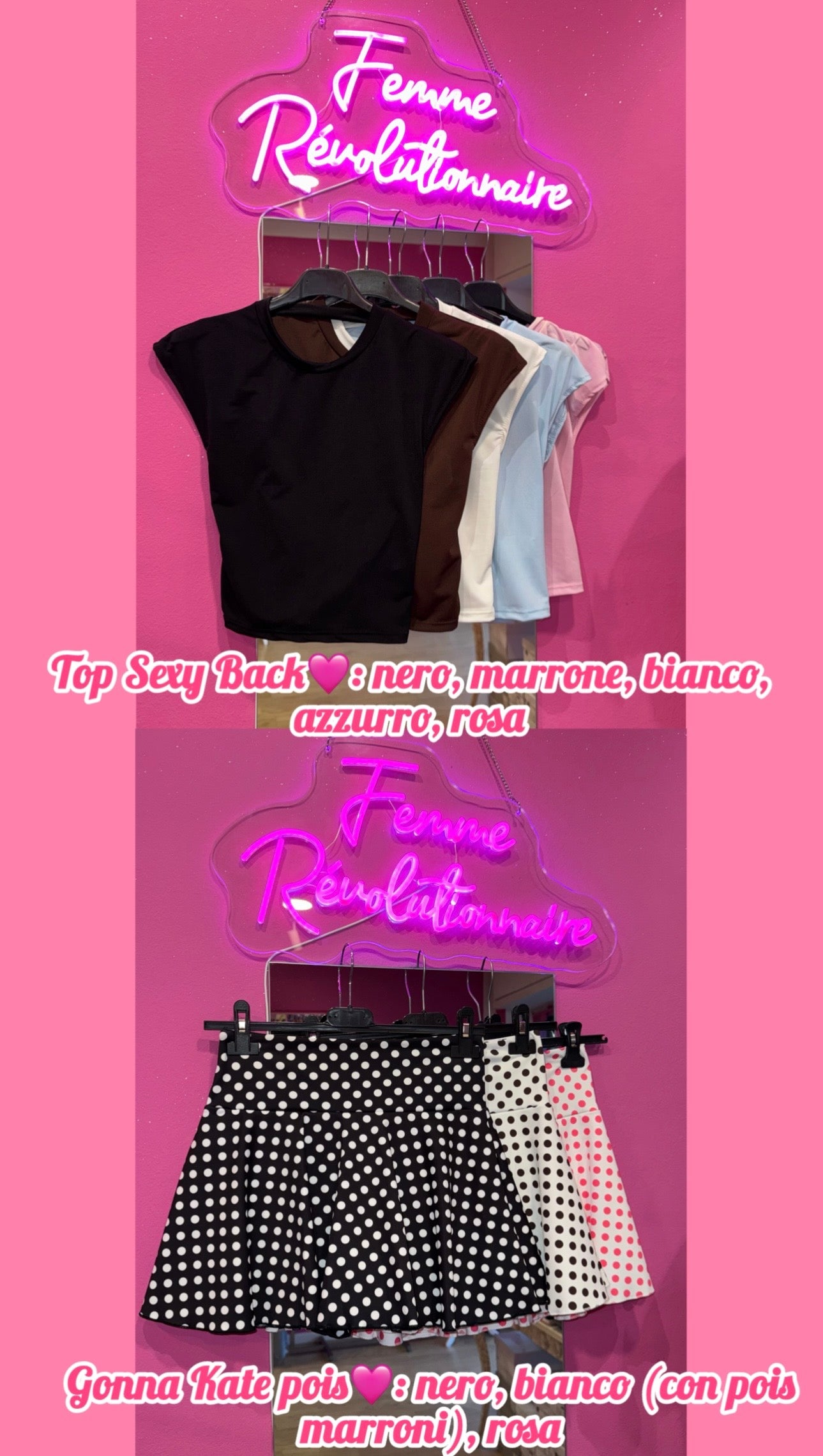 Top Sexy Back in vari colori