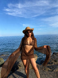 Bikini Rodi Brown(costume+pareo)