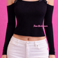 Top Mon Amour Black