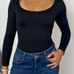 Body Scoopneck Black