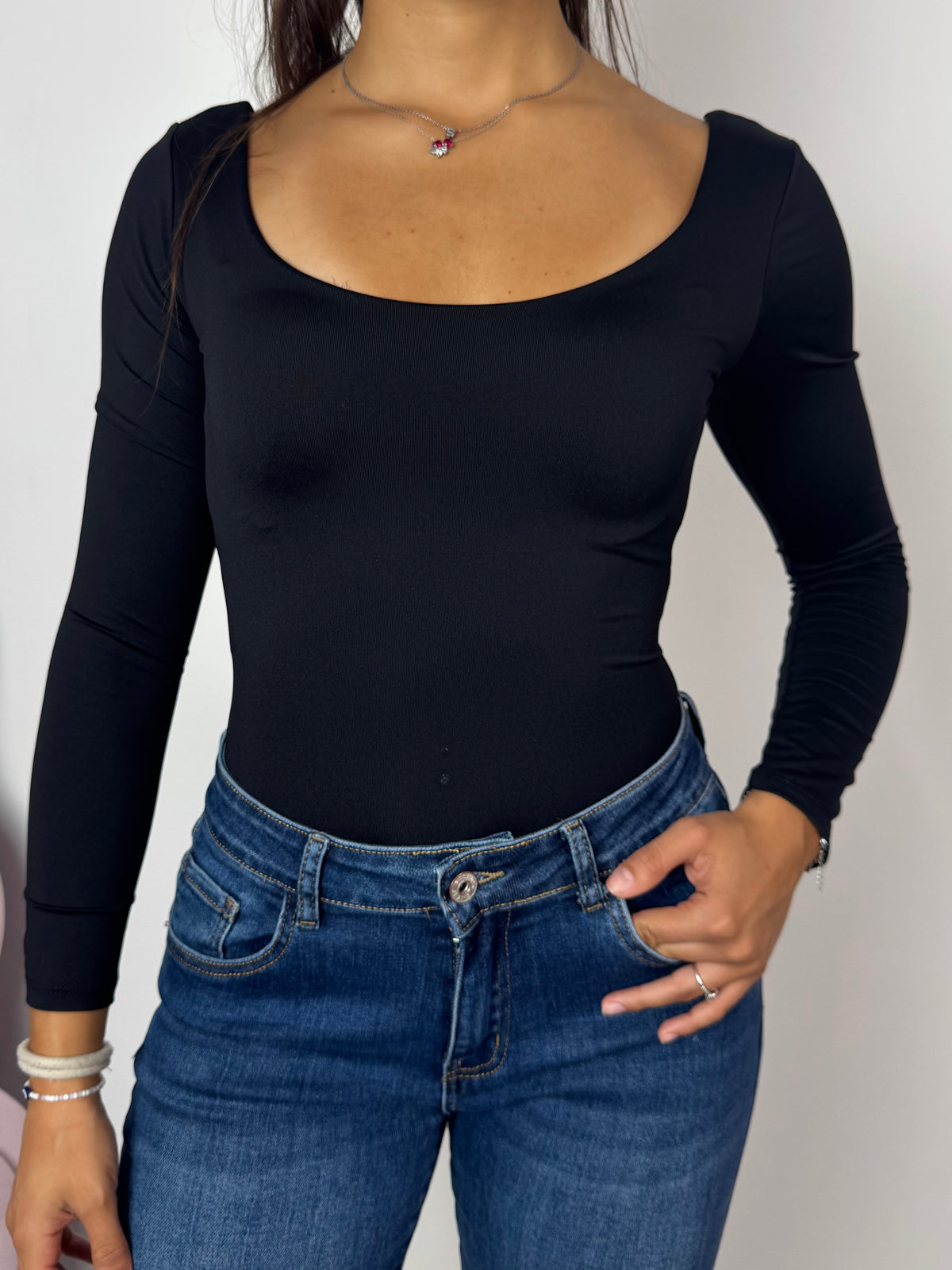 Body Scoopneck Black